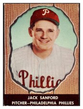 1958 HIRES # 39 JACK SANFORD PHILLIES EX-MT NO TAB 456580 (KYCARDS)