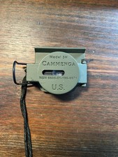 Cammenga Model 3H Military Lensatic Compass Olive Drab NSN 6605-01-196-6971