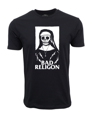 #ad Bad Religion Skull Nun Graphic T shirt $15.99