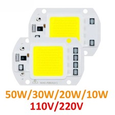 COB LED Lamp 10W AC110V Smart IC No Need Driver LED Bulb Flood Lights Spotlight
