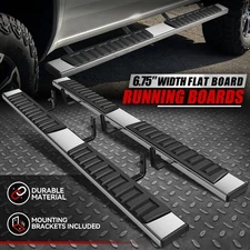For 15-25 Chevy Colorado GMC Canyon Crew Cab 6.75" Side Step Bar Running Boards