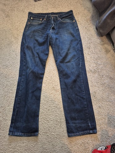 LEVI'S 582 MEN'S JEANS REGULAR STRAIGHT FIT SIZE 34W 32L - Picture 8 of 11
