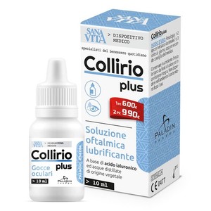 Collirio Plus Soluzione Oftalmica Lubrificante con 0,4% Acido Ialuronico
