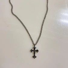 Chrome Hearts necklace stainless steel jewelry used condition