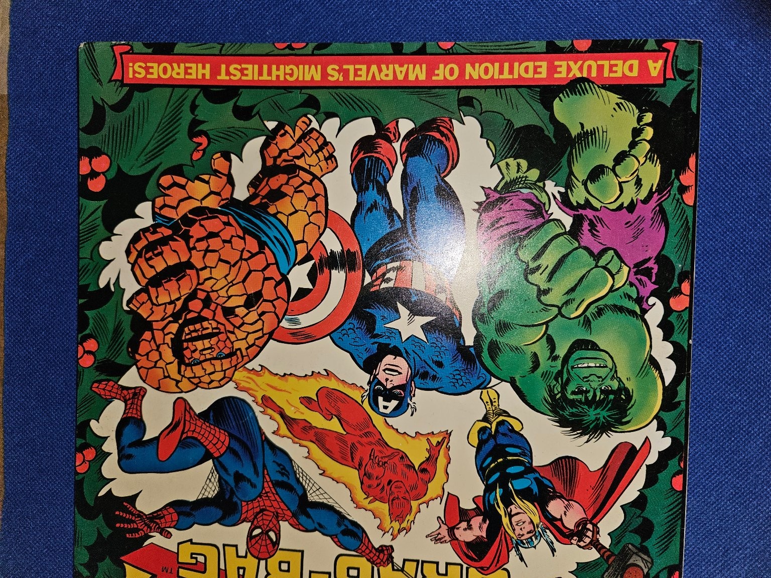 Giant Superhero Holiday Grab-Bag Marvel Special Holiday 1974 Comic Treasury