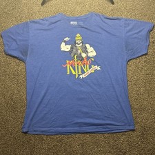 WWE Wrestling Size XXL Macho Man King Randy Savage Retro Design Shirt WCW WWF