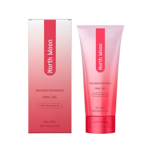 Oral Gel Pink Strawberry- Relax Throat, Curb Gag Reflex