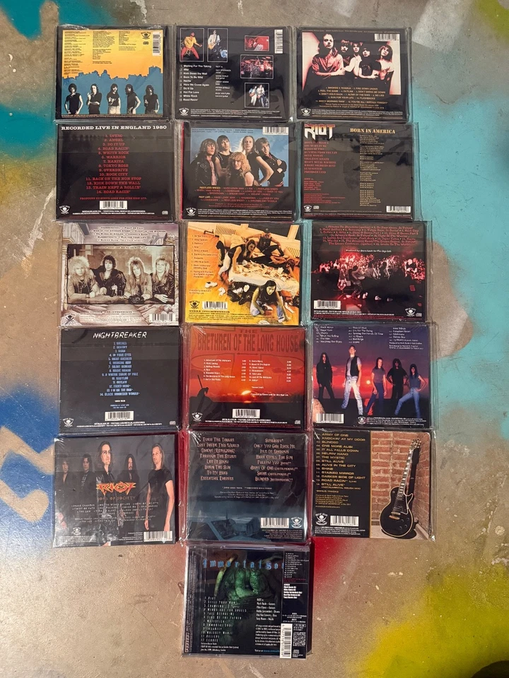 RIOT CD DISCOGRAPHY 40 YEARS ENHANCED RE-ISSUE SERIES NEW SEALED DIGI reale - Image 2 of 3