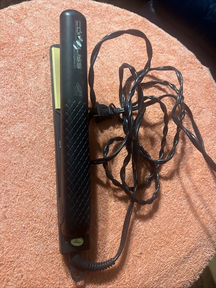 Corioliss 1” Alisado Profesional Plancha Negra Modelo E038 Acorde Giratorio Foto 4 de 4