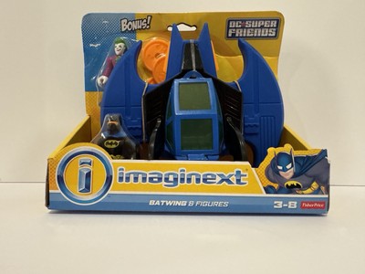 Fisher Price Imaginext DC Super Friends Batwing with Joker & Batman Figures New