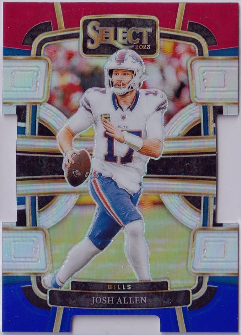 Josh Allen 2023 Select #13 Red Blue Bills