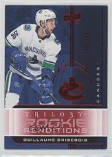 2019 Upper Deck Trilogy Rookie Renditions Red Foil /799 Guillaume Brisebois 0r6j