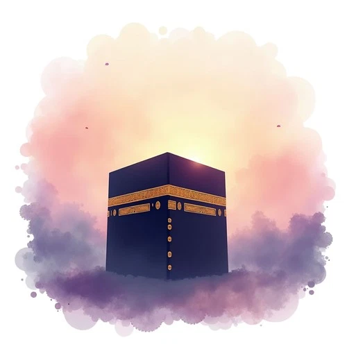 Islamic Kaaba Mosque Mecca Muslim Ramadan Self Adhesive Vinyl Sticker