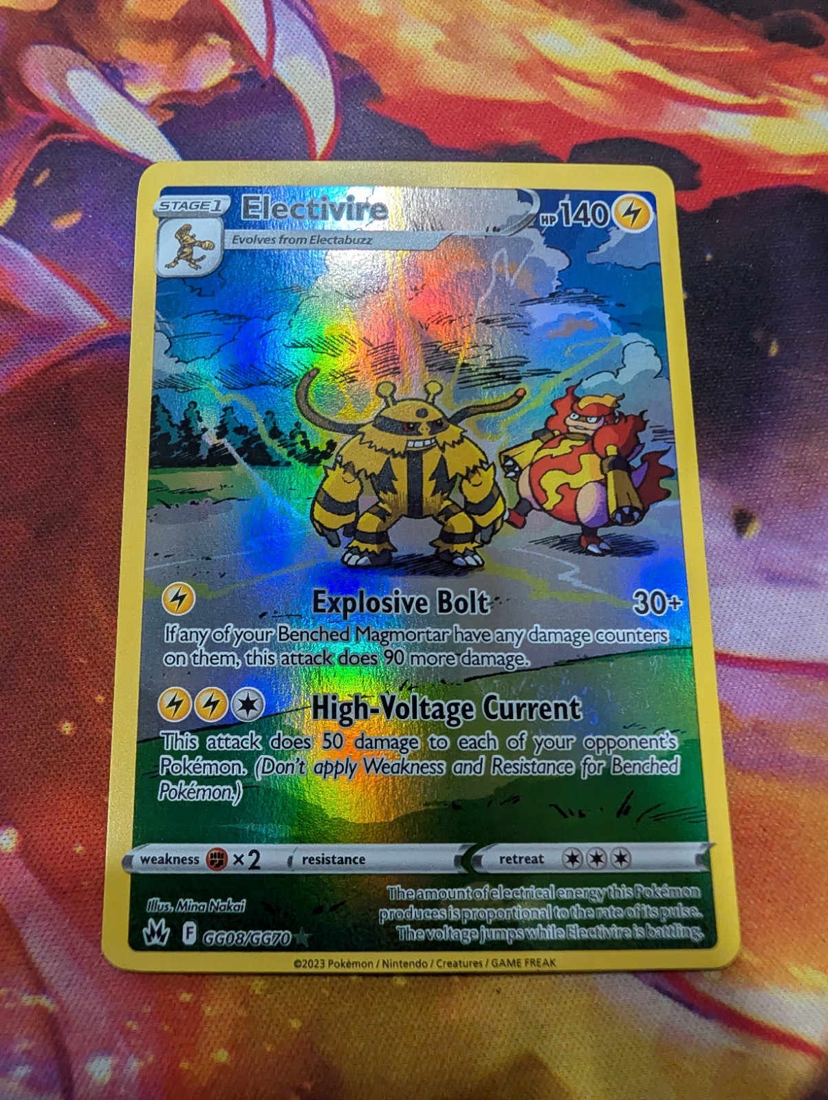 Electivire GG08/GG70 SWSH: Crown Zenith - NM
