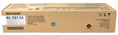 SHARP MX-75GTCA Original Cyan Toner Für MX-6500/MX-6580n/MX-7500n [A Box]