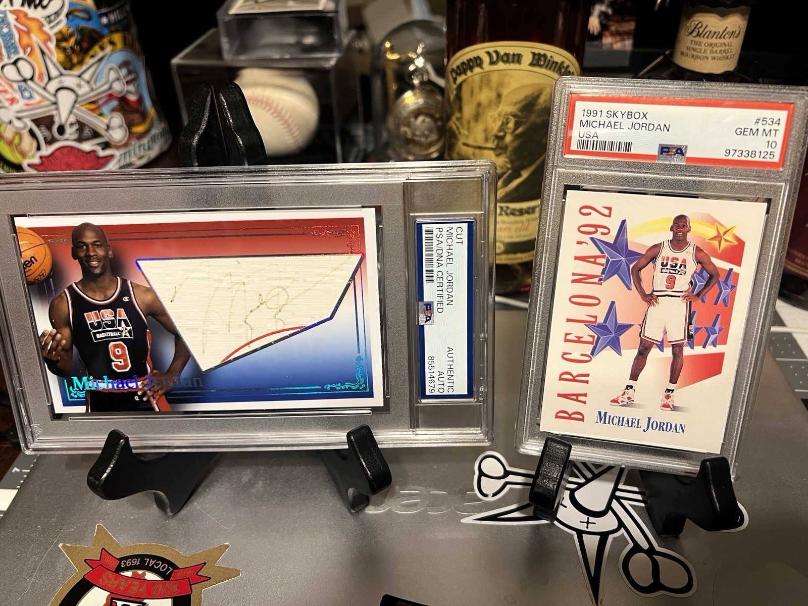 1992 Dream Team PSA 10 Auto Collection Jordan Magic Bird Barkley PSA view 11
