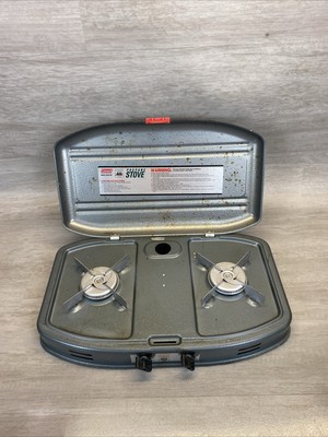 Coleman Ultralight Gear Two Burner Propane Stove Model 5426-700 TESTED See Photo