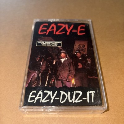 Eazy-E - Eazy-Duz-It (Cassette Tape, 1988) hip-hop rap Ruthless Records N.W.A.