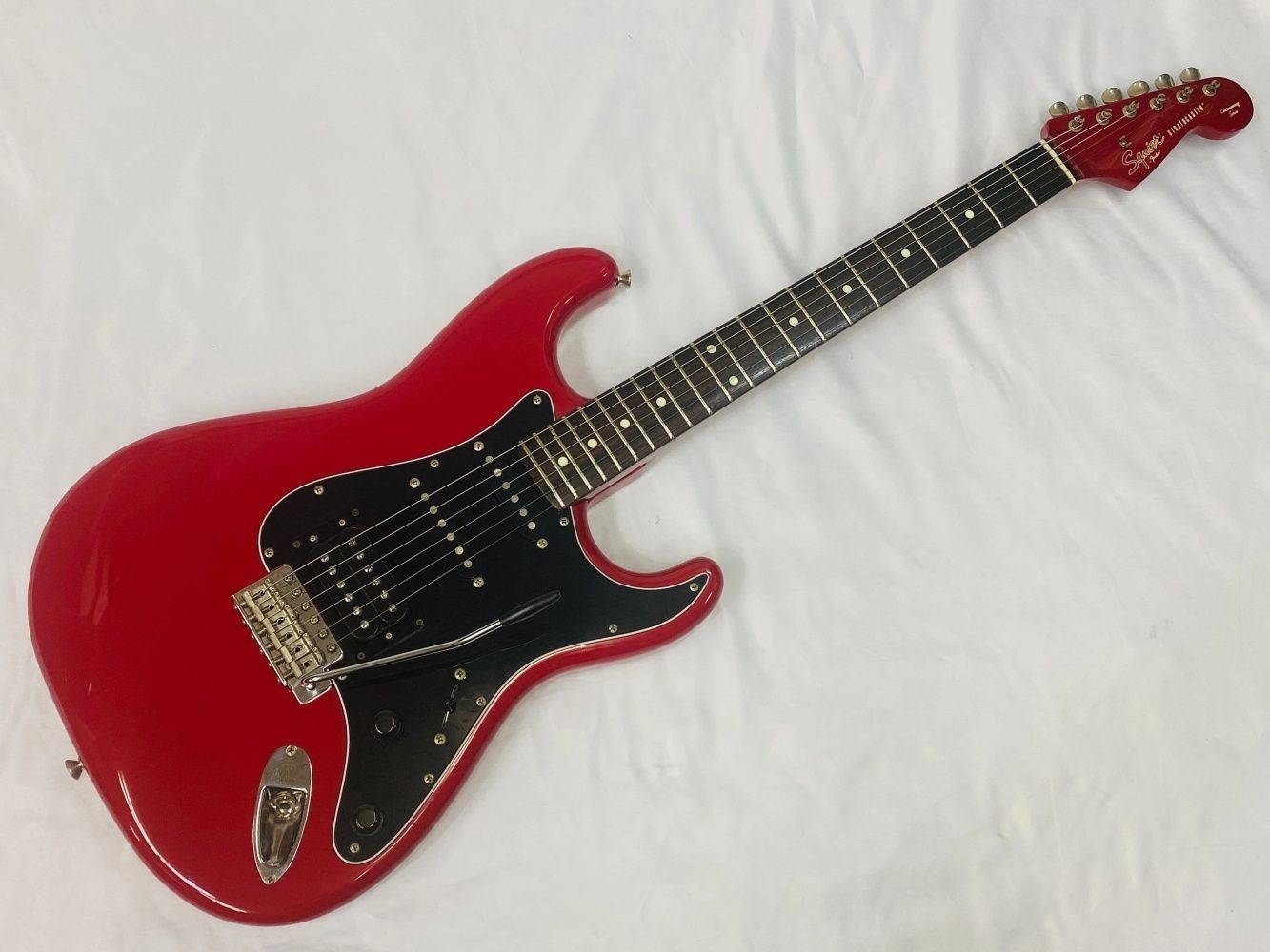 Squier by Fender Stratocaster SST-314H-55 JV Serial Electric Guitar Red Used