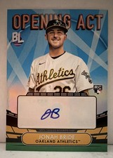 2023 Topps Big League - Opening Act Autographs Jonah Bride #OAA-MAC Blue
