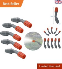 Versatile 5-Piece Garden Hose Nozzle Set for Pressure Sprayers & Weedkiller Use