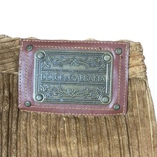 Vintage Dolce and Gabbana Y2K corduroy Pants Size 38 brown 