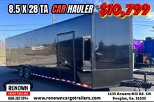 New 8.5x28ta4 Cargo Trailer Car Hauler 76 Int. 5200lb Axles Escape Door New 8.5x28ta4 Cargo Trailer Car Hauler 76 Int. 5200lb Axles Escape Door