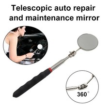 Telescopic  Mirror Inspection Extending Swivel Car Garage Mechanics Chrom