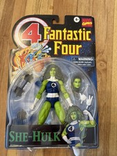 Marvel Legends She-Hulk Fantastic Four costume retro card brand new