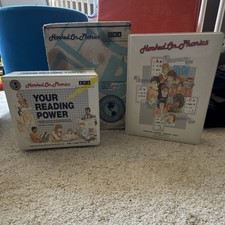 90  s Hooked On Phonics Reading Kit Books Cassette Tapes Flashcards Complete Set