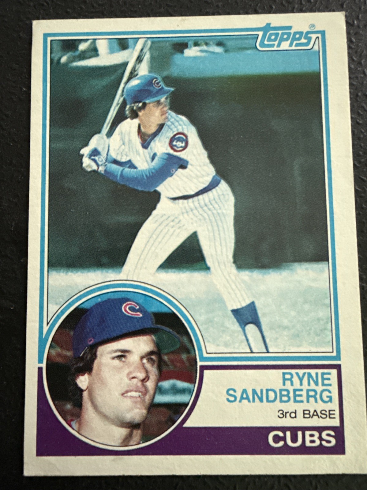 1983 Topps - Ryne Sandberg #83 (RC) Chicago Cubs Rookie