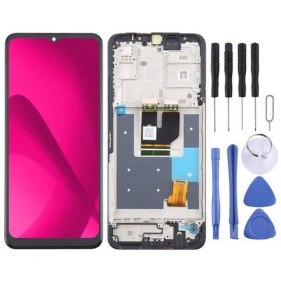 T-Mobile Revvl 7 5G LCD Screen Digitizer Full Assembly with Frame