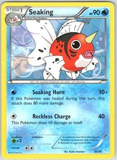 Seaking (25) 25/30 Common XY Trainer Kit: Pikachu Libre & Suicune Pokemon NM
