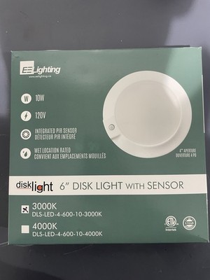 6  Disk Light With Sensor eelighting  3000k DLS-led