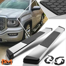 For 07-19 Silverado/Sierra Standard Cab 5.5" Honeycomb Step Running Board Silver