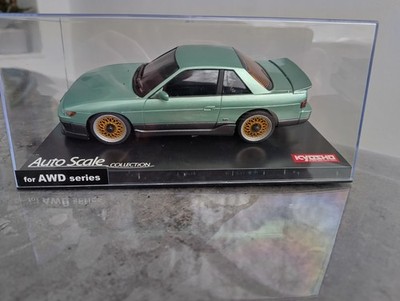 Kyosho Mini-Z Karosserie Nissan Silvia K's (S13) mit Aero Kit Lime Green MZP431GT