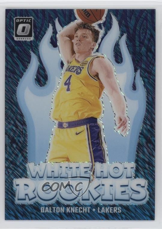 2024-25 Donruss Optic White Hot Rookies Purple Shimmer Prizm Dalton Knecht #9 RC