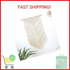 Fashionstorm Macrame Wall Hanging Tapestry Boho Macrame Tapestry Woven Home Deco