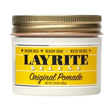 Layrite Original Pomade 4.25oz All-Day Hold, Water-Based Styling Cream