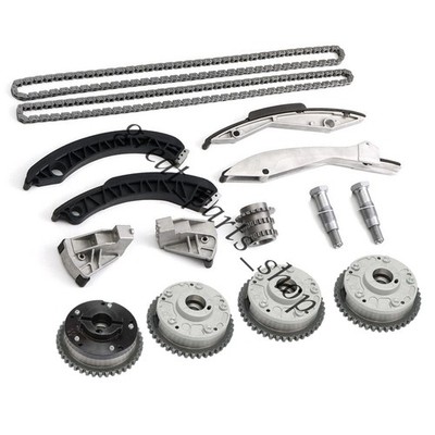Timing Chain Kit W/ Exhaust Intake Camshaft VVT for BMW E60 E61 745I 4.4L 4.8L