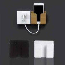 Cell Holder Wall Mounted Mobile Phone Charging Organizer Storage Box Stand Rack