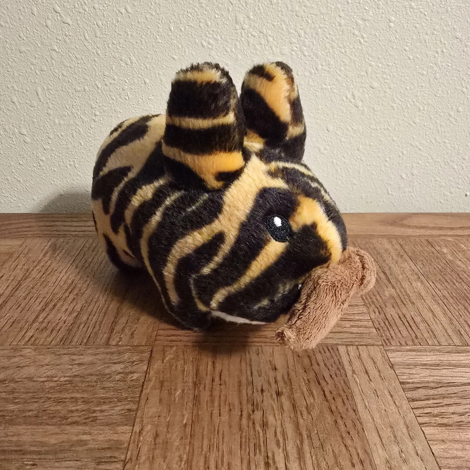 Frank Kozik x Kidrobot Labbit 7” Tiger Stash Plush RARE Smorkin Monger Zebra Foto 2 de 4