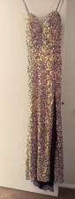 Dress By Designer Cinderella Divine- Mermaid Sequin Evening/Prom Gown New Size 4