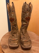 Corral Teens Boots - Size 5T - Embroibered Western Theme - Pre-Worn