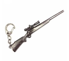 M700 Sniper Keyring Gun Weapon Model Metal Keychain Mini Key Ring Chain Pendant
