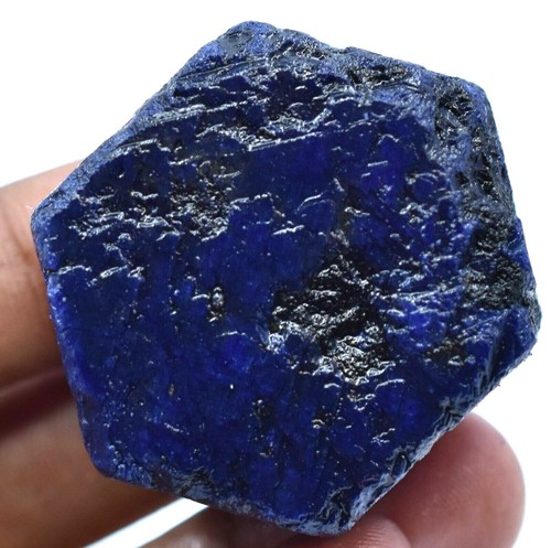 418.5 Ct Natural Huge Blue Sapphire Certified Specimen Facet Rough Treated - Picture 2 of 5