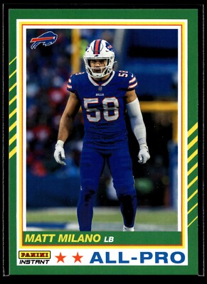 2022 Panini Instant Matt Milano ALL-PRO TEAM 1/451 SP Buffalo Bills #AP18  