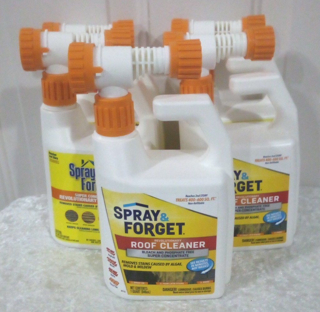 Spray & Roof Cleaner 32 oz. Liquid Revolutionary Cleaner Lot Of