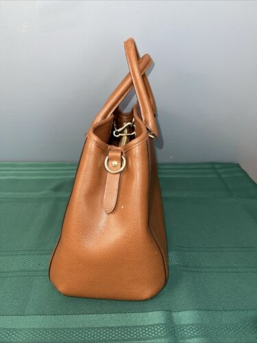 Cartera pequeña de cuero marrón Coach F34607 Margot Carryall - Imagen 4 de 15