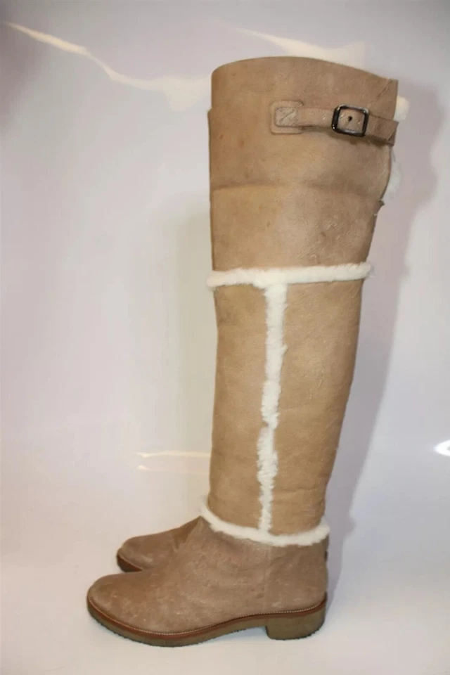 Botas Diane von Furstenberg Tamara piel de oveja piel de oveja OTK LUXURY DESIGNER 8 Foto 2 de 4